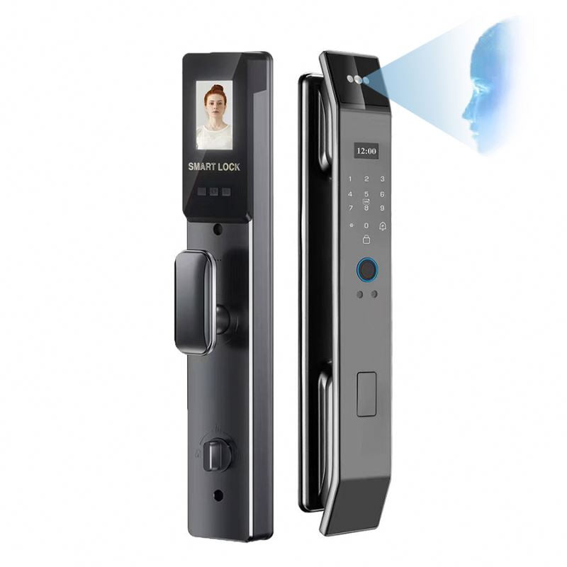 Serrure connectée Haut de Gamme - Accès Sans Clé, Reconnaissance faciale & Contrôle à Distance